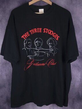 Vintage 90s Three Stooges Gentlemens Club MGM Grand Las Vegas shirt
